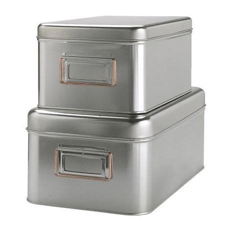 metal storage boxes cute indoor|metal boxes with lids.